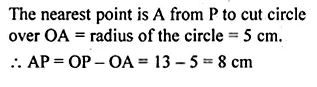 ML Aggarwal Class 10 Solutions for ICSE Maths Chapter 15 Circles Chapter Test Q6.2