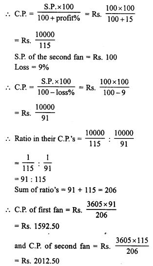 RD Sharma Class 8 Solutions Chapter 13 Profits, Loss, Discount and Value Added Tax (VAT) Ex 13.1 25