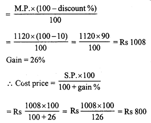 RD Sharma Class 8 Solutions Chapter 13 Profits, Loss, Discount and Value Added Tax (VAT) Ex 13.2 31