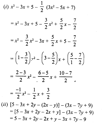 RD Sharma Class 8 Solutions Chapter 6 Algebraic Expressions and Identities Ex 6.2 21