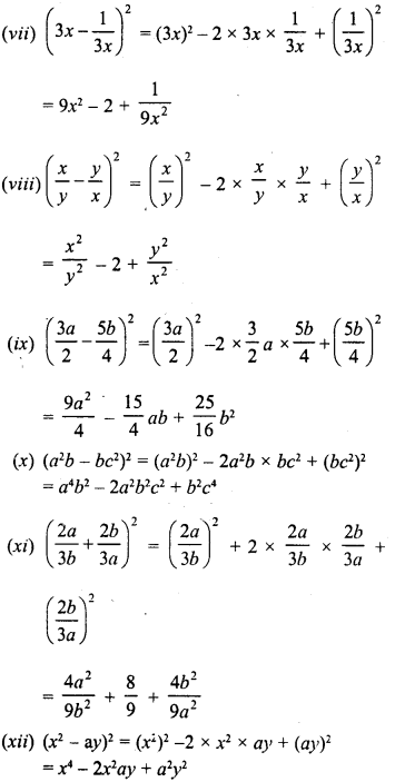 RD Sharma Class 8 Solutions Chapter 6 Algebraic Expressions and Identities Ex 6.6 3