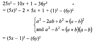 RD Sharma Class 8 Solutions Chapter 7 Factorizations Ex 7.6 10