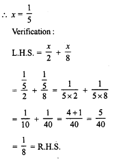 RD Sharma Class 8 Solutions Chapter 9 Linear Equations in One Variable Ex 9.1 7