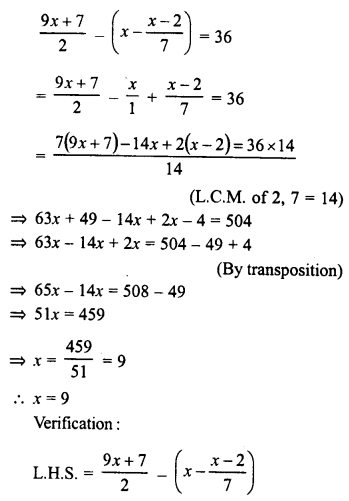 RD Sharma Class 8 Solutions Chapter 9 Linear Equations in One Variable Ex 9.2 27