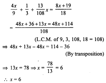RD Sharma Class 8 Solutions Chapter 9 Linear Equations in One Variable Ex 9.2 34