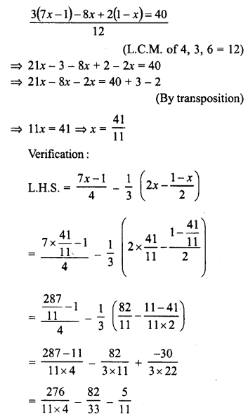 RD Sharma Class 8 Solutions Chapter 9 Linear Equations in One Variable Ex 9.2 44