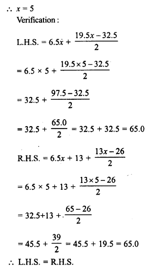 RD Sharma Class 8 Solutions Chapter 9 Linear Equations in One Variable Ex 9.2 52