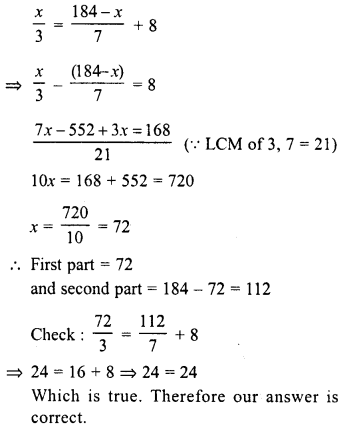 RD Sharma Class 8 Solutions Chapter 9 Linear Equations in One Variable Ex 9.4 6