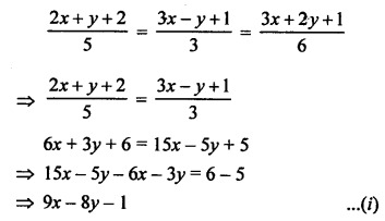 RS Aggarwal Class 10 Solutions Chapter 3 Linear equations in two variables MCQS 5
