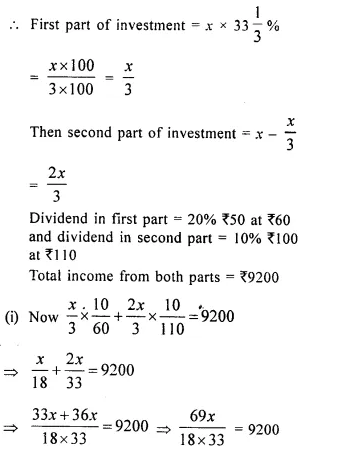 Selina Concise Mathematics Class 10 ICSE Solutions Chapter 3 Shares and Dividend Ex 3C 14.1