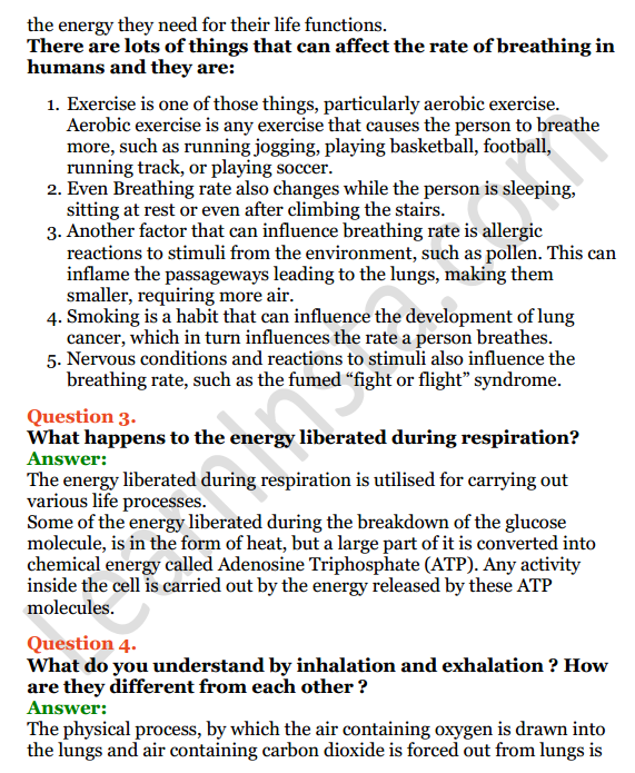 Selina Concise Biology Class 6 ICSE Solutions Chapter 5 Respiratory System 4