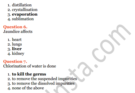 Selina Concise Chemistry Class 6 ICSE Solutions Chapter 7 Water 16