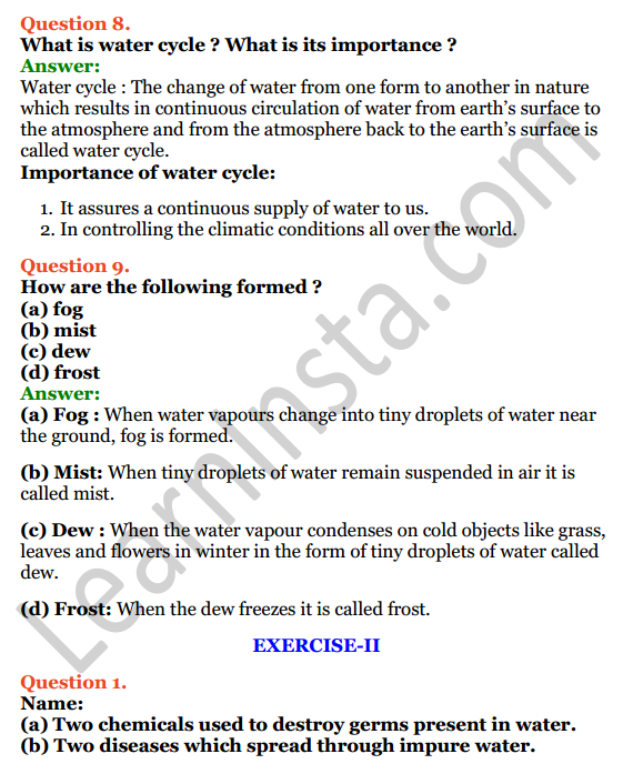 Selina Concise Chemistry Class 6 ICSE Solutions Chapter 7 Water 4