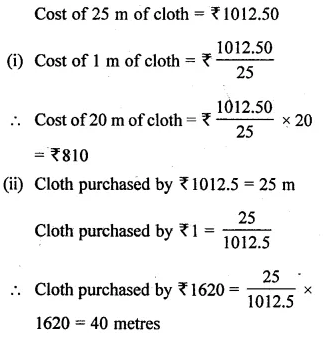 Selina Concise Mathematics Class 6 ICSE Solutions Chapter 13 Unitary Method 23