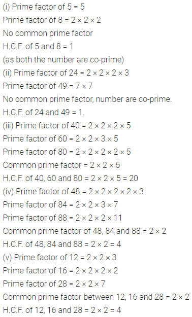 Selina Concise Mathematics Class 6 ICSE Solutions Chapter 8 HCF and LCM 7