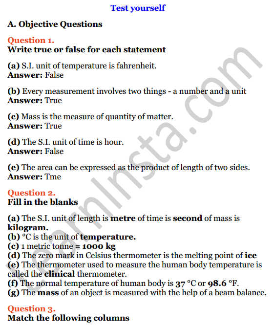 Selina Concise Physics Class 6 ICSE Solutions Chapter 2 Physical Quantities and Measurement 1