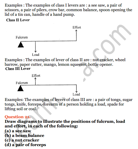 Selina Concise Physics Class 6 ICSE Solutions Chapter 4 Simple Machines 10