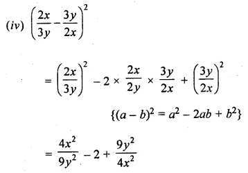 ML Aggarwal Class 8 Solutions for ICSE Maths Chapter 10 Algebraic Expressions and Identities Ex 10.5 9