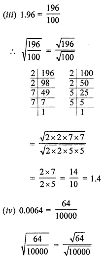 ML Aggarwal Class 8 Solutions for ICSE Maths Chapter 3 Squares and Square Roots Ex 3.3 11