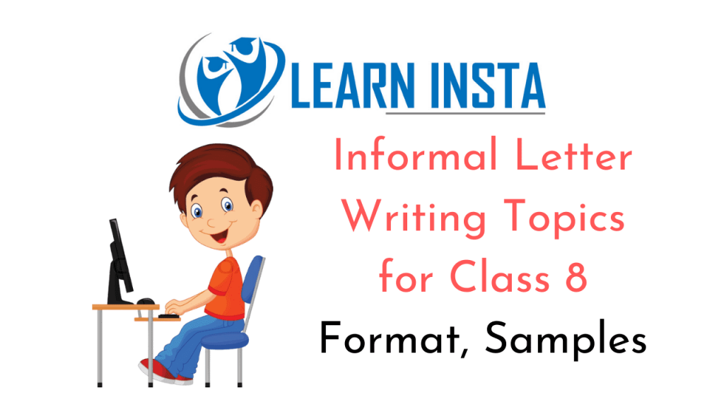 Informal Letter Writing Topics for Class 8 Format, Samples MCQ Questions