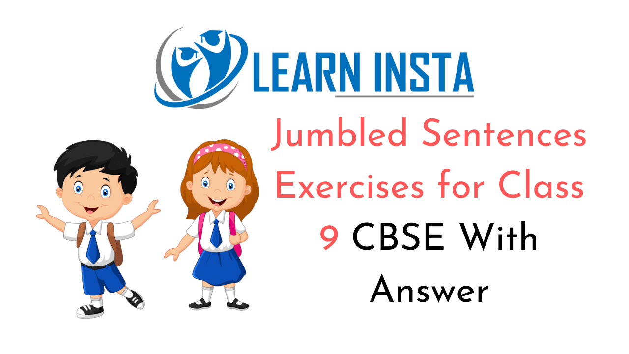 Jumbled Sentences For Class 3 With Answers Pdf
