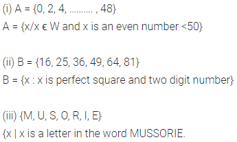 ML Aggarwal Class 6 Solutions for ICSE Maths Chapter 5 Sets Check Your Progress 5