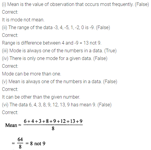 ML Aggarwal Class 7 Solutions for ICSE Maths Chapter 17 Data Handling Objective Type Questions 2