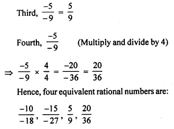 ML Aggarwal Class 7 Solutions for ICSE Maths Chapter 3 Rational Numbers Ex 3.1 7