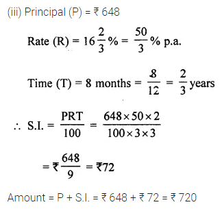 ML Aggarwal Class 7 Solutions for ICSE Maths Chapter 7 Percentage and Its Applications Ex 7.4 2