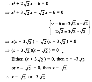 RS Aggarwal Class 10 Solutions Chapter 10 Quadratic Equations Ex 10A 23