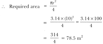 Areas Related to Circles Class 10 Extra Questions Maths Chapter 12 with Solutions Answers 30