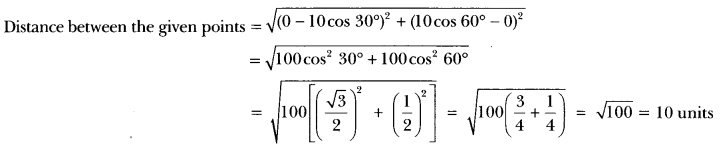 Coordinate Geometry Class 10 Extra Questions Maths Chapter 7 with Solutions Answers 12