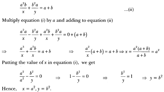 Pair of Linear Equations in Two Variables Class 10 Extra Questions Maths Chapter 3 with Solutions Answers 25