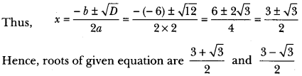 Quadratic Equations Class 10 Extra Questions Maths Chapter 4 with Solutions Answers 17