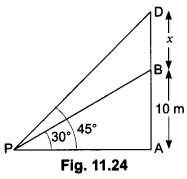 Some Applications of Trigonometry Class 10 Extra Questions Maths Chapter 9 with Solutions Answers 14
