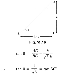 Some Applications of Trigonometry Class 10 Extra Questions Maths Chapter 9 with Solutions Answers 2