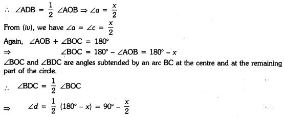 Circles Class 9 Extra Questions Maths Chapter 10 with Solutions Answers 23
