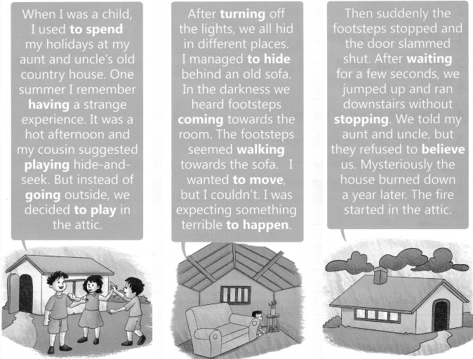 Gerunds and Infinitives Exercises for Class 5 CBSE with Answers