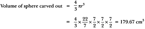 Surface Areas and Volumes Class 10 Extra Questions Maths Chapter 13 with Solutions Answers 42