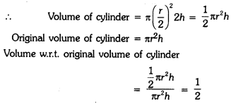 Surface Areas and Volumes Class 9 Extra Questions Maths Chapter 13 with Solutions Answers 2