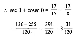 ML Aggarwal Class 10 Solutions for ICSE Maths Chapter 18 Trigonometric Identities Chapter Test Q1.4