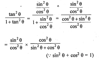 ML Aggarwal Class 10 Solutions for ICSE Maths Chapter 18 Trigonometric Identities MCQS Q3.1
