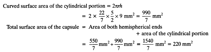 NCERT Solutions for Class 10 Maths Chapter 13 Surface Areas and Volumes Ex 13.1 9