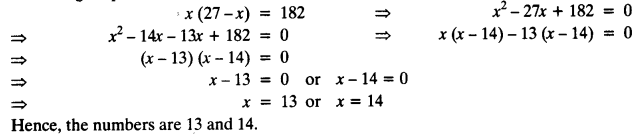 NCERT Solutions for Class 10 Maths Chapter 4 Quadratic Equations Ex 4.2 4