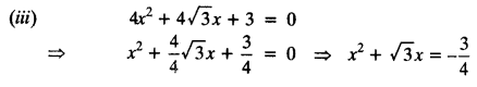 NCERT Solutions for Class 10 Maths Chapter 4 Quadratic Equations Ex 4.3 3