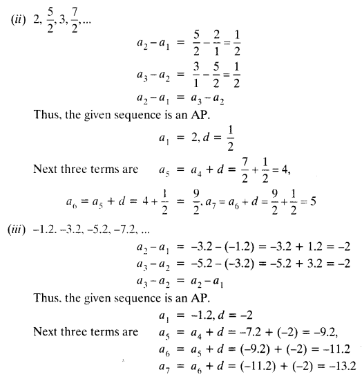 NCERT Solutions for Class 10 Maths Chapter 5 Arithmetic Progressions Ex 5.1 3