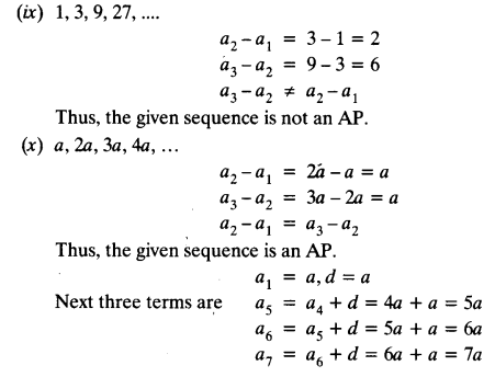 NCERT Solutions for Class 10 Maths Chapter 5 Arithmetic Progressions Ex 5.1 6
