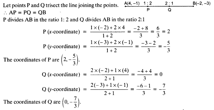 NCERT Solutions for Class 10 Maths Chapter 7 Coordinate Geometry Ex 7.2 2