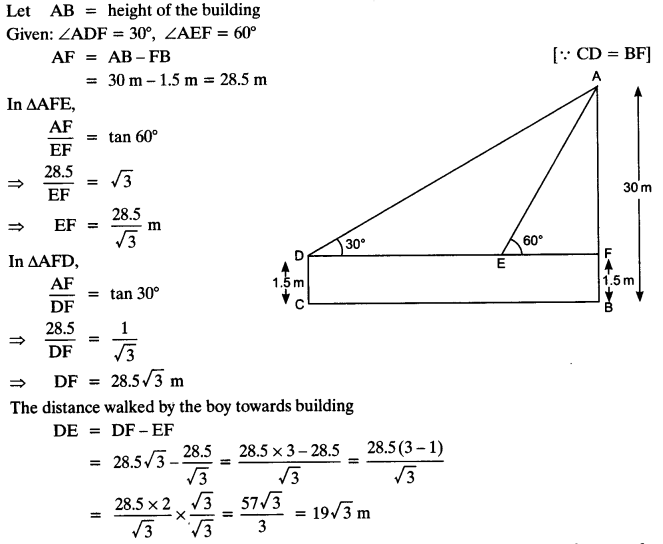 NCERT Solutions for Class 10 Maths Chapter 9 Some Applications of Trigonometry Ex 9.1 8