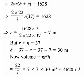 RD Sharma Class 9 Solutions Chapter 19 Surface Areas and Volume of a Circular Cylinder Ex 19.2 Q31.1
